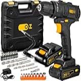 Furadeira Parafusadeira Sem Fio De 10mm 3-8 21v Oz Pb6000k 2 Baterias Com Acessorios 110v-220v