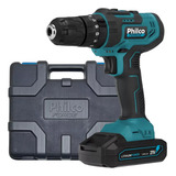 Furadeira Philco Force Ppf21m Azul 21v 1500 Rpm