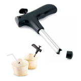 Furador Abridor De Coco Inox Fácil Manuseio C Protetor
