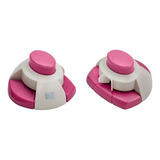 Furador Cantoneira Arredondada E Entalhe Toke Crie Cor Rosa Branco