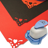Furador Cantoneira Coração E Renda Toke E Crie Scrapbook Forma Da Perfuração Cantoneira Coração Renda