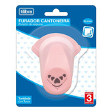 Furador Cantoneira De Coração 25mm Tilibra Cor Azul