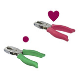 Furadores Alicate Papel Eva Círculo 3mm Coração 6mm