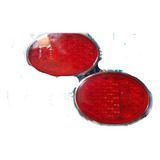 Fusca Alemão Zwitter Oval Par De Lente Hella 52 A 55 Nova