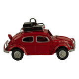 Fusca Clássico Em Latão Miniatura Com Detalhes Vintage Retrô
