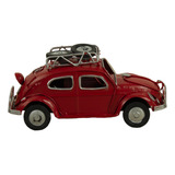 Fusca Miniatura De Latão Carro Vintage E Artesanal Decoração