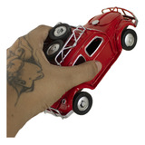 Fusca Miniatura De Latão Carro Vintage E Artesanal Decoração