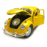 Fusca Sedan Amarelo   Escala