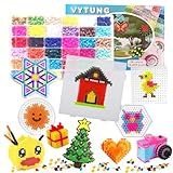 Fuse Beads Kit 10000 Pcs 36 Colors 6 Glow In Dark 5 Peg Boards 89 Pattern 29 Full Size Storage Case Perler Beads Compatible Kit 36 Color Complete Pack