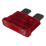 Fusivel 10 Amperes Courier Ecosport Escort Fiesta vermelho 