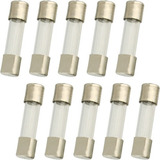 Fusível De Vidro 20ag Pequeno 5x20 12 00a 250v 10 Peças