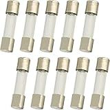 Fusível De Vidro Pequeno 5x20 6A 250v - Kit 10 Peças