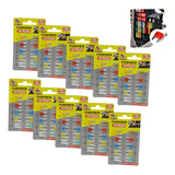 Fusível Lamina Mini Carro Moto Veiculos Kit 100 Peças 5a 30a