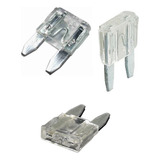Fusível Mini Automotivo Engate Tipo Lamina 25a Cristal 50pçs