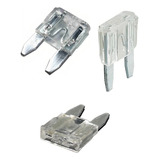 Fusível Mini Automotivo Engate Tipo Lamina 25a Cristal 50pçs