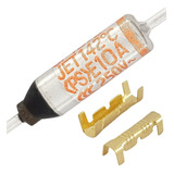 Fusível Térmico 142c Graus 10a 250v 3 Pçs 6 Terminais Luva