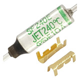 Fusível Térmico 240c Graus 10a 250v 3 Pçs 6 Terminais Luva