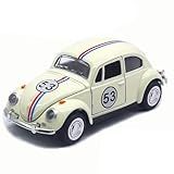 Fusquinha Herbie 53 De Metal Fricção Escala 1-32 Clássico Brinquedo Para Crianças