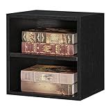 FUSUNBAO Cubos Organizadores Empilháveis Mágicos DIY Para Casa- Livros- Roupas- Brinquedo- Sistema Modular De Armazenamento De Cubos- Cubos De Armazenamento Empilháveis- Armário De Estante -preto- 1