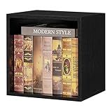 FUSUNBAO Magic DIY Cubo Organizador Empilhável Cubos Para Livros Domésticos Roupas Brinquedo - Sistema De Armazenamento Modular - Organizador De Armário - Armário De Estante -preto- Cubo Geral-