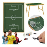 Futebol De Botão Campo Portátil Com