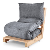 Futon Colchonete Enrolavel E Dobravel De Espuma Solteiro