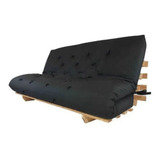 Futon Sofa Cama 1 60m Acquablock Madeira Nobre