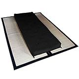 Futon Solteiro Dobrável Oriental Confort Plus Preto