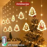 Fwefwa Cortina De Luzes Da Corda Usb Led Decoração Natal