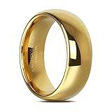Fyrddyn O Senhor Dos Anéis 6 Mm 8 Mm Magic Power Tungstênio Aliança De Casamento Para Homens Mulheres Ouro Preto Ajuste Conforto Tamanho 5 14 5 Metal Sem Pedra Preciosa
