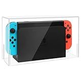 FYY Capa Protetora Contra Poeira Para Nintendo Switch Capa Protetora De Acrílico Transparente Para Switch Dock E Consoles Caixa De Exibição à Prova D água Para Nintendo Switch Switch OLED