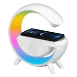 G Speaker Smart Station Luminária Caixa De Som E Carregador Cor Branco 110v 220v