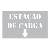 Gabarito Molde Pintura Vaga Carro Eletrico Estação De Carga