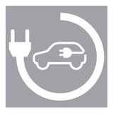Gabarito Molde Pintura Vaga Estacionamento Carro Eletrico Fi