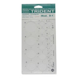 Gabarito Para Desenho Circulografo Trident Ref D 1