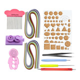 Gabarito Régua Esteca Boleador Pente Frisador Quilling Papel
