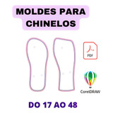 Gabaritos Para Chinelos Em Corel Draw Vetores Sublimação