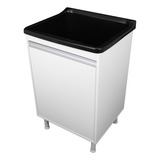Gabinete 1 Porta Tanque Lavanderia 34l C Esfregadeira