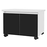 Gabinete Armario Armarinho Balcão De Banheiro Gaveteiro 80cm -Branco-Preto-