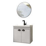 Gabinete Banheiro Em Mdf E Cuba Siena 50cm