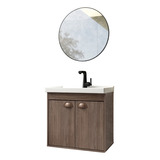 Gabinete Banheiro Em Mdf E Cuba Siena 50cm