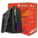 Gabinete Blue Case Bg 009 Preto Com Led Rgb Frontal