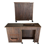 Gabinete C 5 Gavetas P Máquina De Costura Elgin Antiga