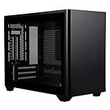 Gabinete Cooler Master MasterBox NR200P Preto SFX  Mini DTX  Mini ITX  Lateral Em Vidro Temperado  2 Ventoinhas 120mm Superior Sem Iluminação  Suporte Para Fonte SFX E SFX L