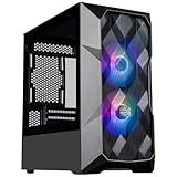 GABINETE COOLER MASTER TD300 MESH MINI TOWER LATERAL DE VIDRO TEMPERADO PRETO TD300 KGNN S00