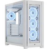 Gabinete Corsair Icue 5000x Rgb Ql Edition Branco Mid tower