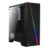 Gabinete Gamer Aerocool Cylon Preto Rgb Lateral Acrílico