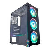Gabinete Gamer Atlantis Star A1tj Arbg Fan 3 fita Kmex
