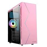 Gabinete Gamer ATX Case Mid Tower PC Gaming Case ATX M ATX ITX Front I O USB 3 0 Port Fully Transparent Side Panels 4 Fan Position