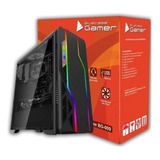 Gabinete Gamer Bg 009 Black Sem